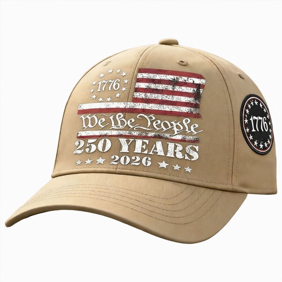 Mnuaqn 250 Anniversary USA Hat, Embroidered Adjustable 250th Anniversary 1776-2026 Commemorative Baseball Cap for Honoring Patriot