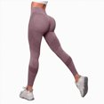 thumbnail image 1 of Mnuaqn 3D Compression Leggings for Women, High Waist Tummy Control Yoga Pants, Butt Lifting &Smooth Leggings Wine for Size XL, 1 of 5