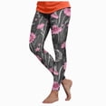 thumbnail image 1 of Mnuaqn Floral Leggings for Women High Waisted Vintage Printed Tummy Control Leggings Casual Plus Size Yoga Pants Slim Tights (S, Grey), 1 of 6