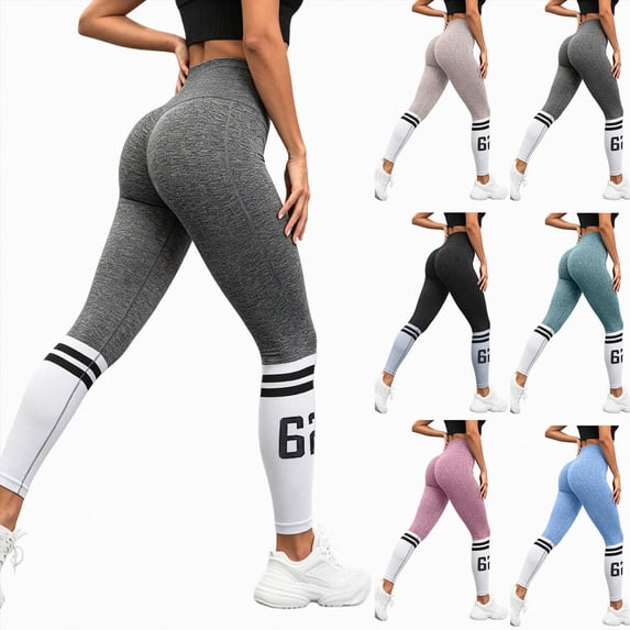 Mnuaqn Seamless Workout Leggings for Women Scrunch Butt Lifting Leggings Booty High Waisted Yoga Pants Grey,Size XL