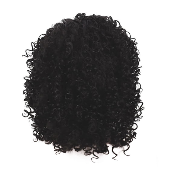 Mnycxen Peruvian Curly Human Hair Wig Glueless Lace Front Human Hair