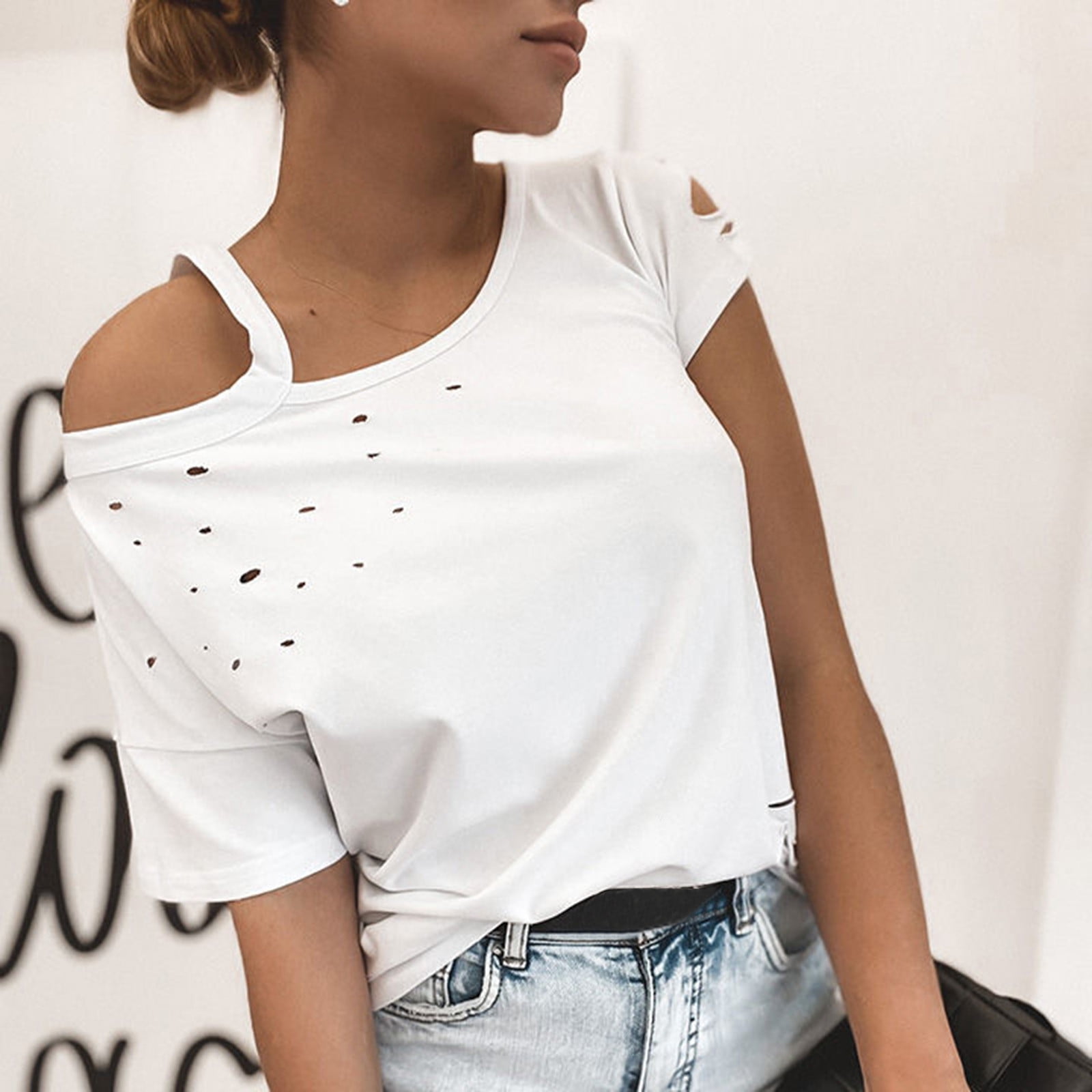 Shoulder hole shirt sales