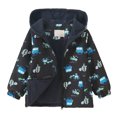thumbnail image 1 of Mnyotv Baby Boys Fleece Jacket Cartoon Dinosaur Truck Hooded Outerwear Toddler Fall Winter Warm Clothes Size 9-10Years, 1 of 5
