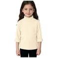 thumbnail image 1 of Mnyotv Girls Long Sleeve Tees Kids Soft T-Shirts Fall Clothes Casual Basic Crewneck T-Shirts Top for Girl Size 12-18 Months, 1 of 5