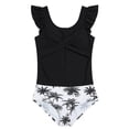 thumbnail image 1 of Mnyotv Girls Swimsuits Cut Out Bathing Suit Flutter Sleeve Tops and Floral Bikini Shorts Summer Beach Swimwears Size 15-16 Years, 1 of 8