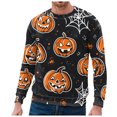 Mnyotv Halloween Shirts for Men Halloween Hoodie Men Halloween Print