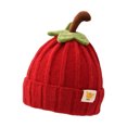 thumbnail image 1 of Mnyotv Infants Baby Pumpkin Hats Fall Winter Warm Woolen Hats Cute Knitted Fleece Lined Beanie, 1 of 6