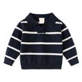 thumbnail image 1 of Mnyotv Knit Sweater for Toddler Boys Long Sleeve Pullover Sweaters Shirts Boy Fall Winter Clothes Tops Size 2-3 Years, 1 of 6