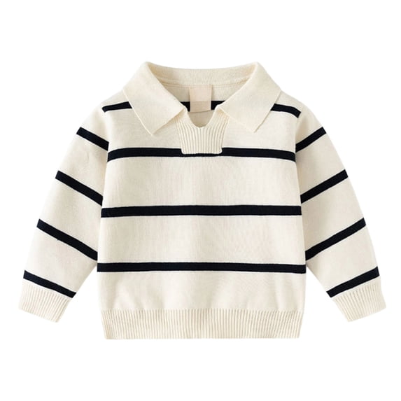 Mnyotv Knit Sweater for Toddler Boys Long Sleeve Pullover Sweaters Shirts Boy Fall Winter Clothes Tops Size 3-4 Years