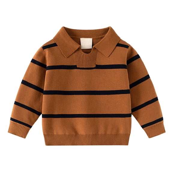 Mnyotv Knit Sweater for Toddler Boys Long Sleeve Pullover Sweaters Shirts Boy Fall Winter Clothes Tops Size 4-5 Years