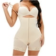 thumbnail image 1 of Mnyycxen Fajas Colombianas Shapewear for Women Zipper Postpartum Tummy Control Body Shaper Butt Lifter Bodysuit, 1 of 7