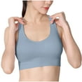 thumbnail image 1 of Mnyycxen Strappy Sports Bra for Women Padded Push Up Sports Bra Athletic Running Sports Bra Workout Bra Yoga Bra, 1 of 3