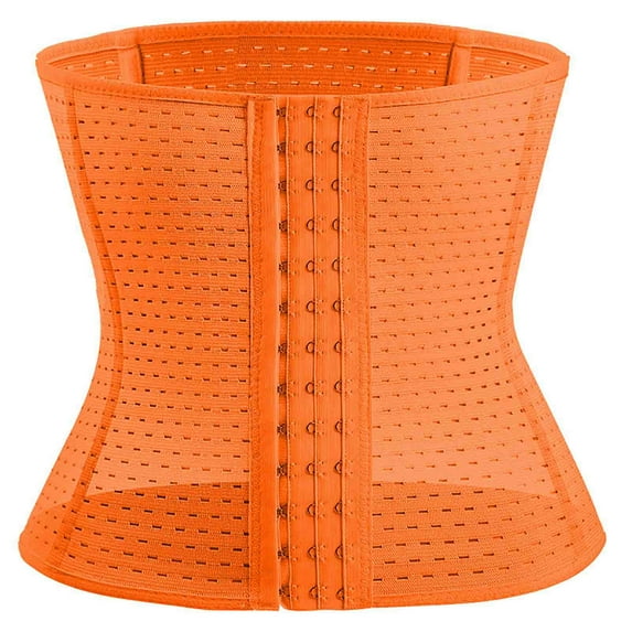 Mnyycxen Waist Trainer for Women Latex Underbust Waist Cincher Corset Sport Girdle Hourglass Body Shaper