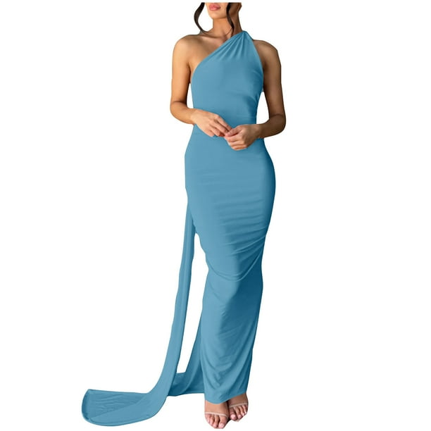 chinese dress ladies Amazon.com: Women's Sexy Backless Dress One Shoulder Maxi Elegant Ruched O  Ring Sleeveless Evening Dress Formal Gown Cocktail Dress Black : Clothing,  Shoes & Jewelry main image 1