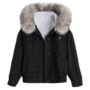 LA CERA Women’s Jacquard Crane Jacket – 100% Polyester, Hidden Buttons, Round Neck, Dry Clean Only