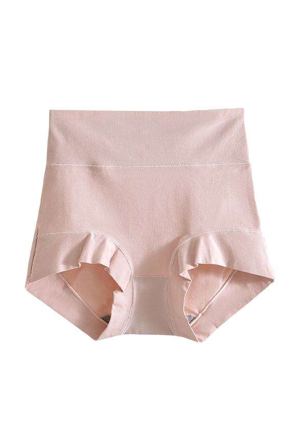 Women's High Waisted Briefs Full Coverage Tummy Control Seamless Shapewear Panty Confortable Breathable Underwear