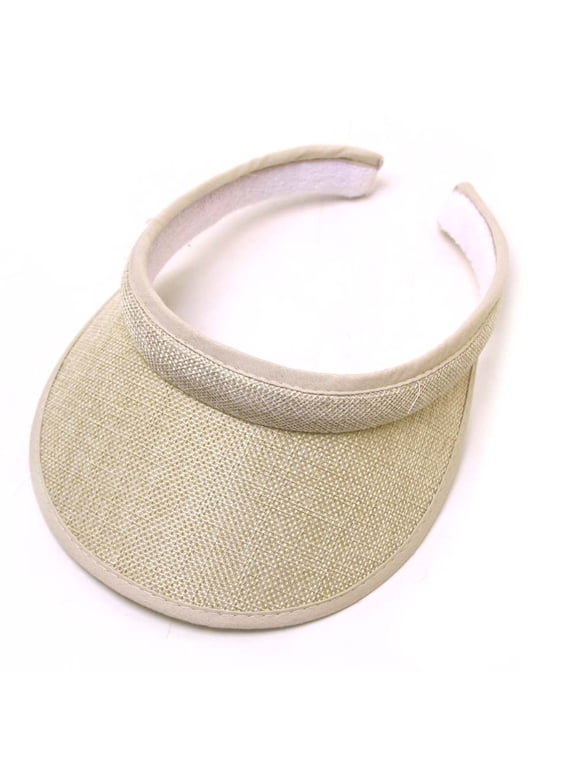 Womens Golf No Headache Round Brim Hats Tennis Running Sport Sun Visor Top Level Cotton Twill Ball Adjustable Caps