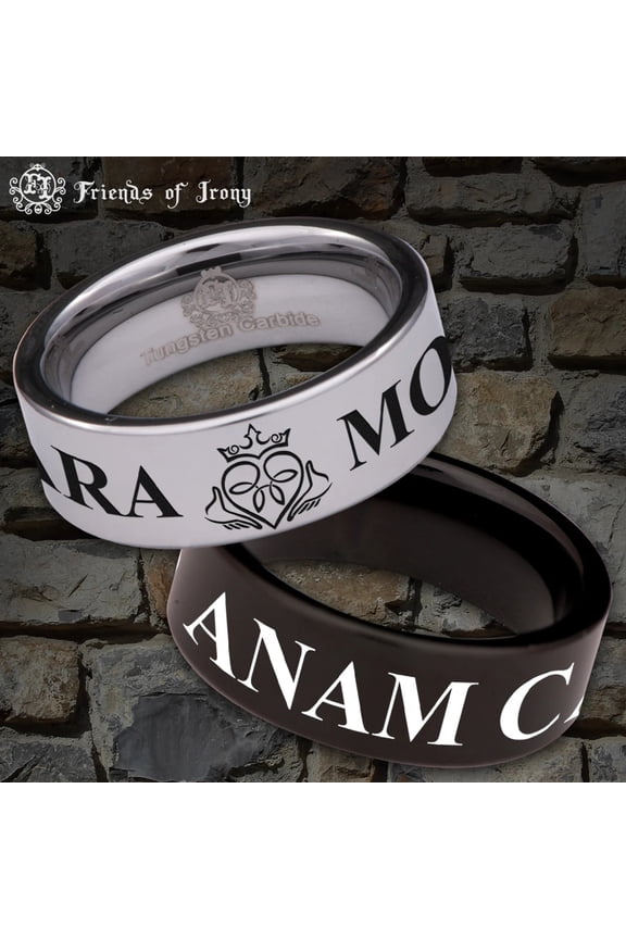 Mo Anam Cara Tungsten Carbide Ring