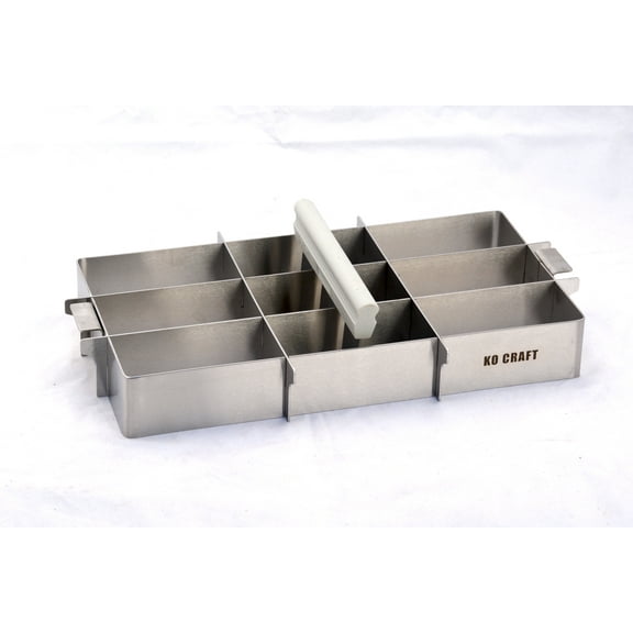 Ko Craft's Mo Bettah 9-cavity Musubi Maker (Home version -Light Gray)