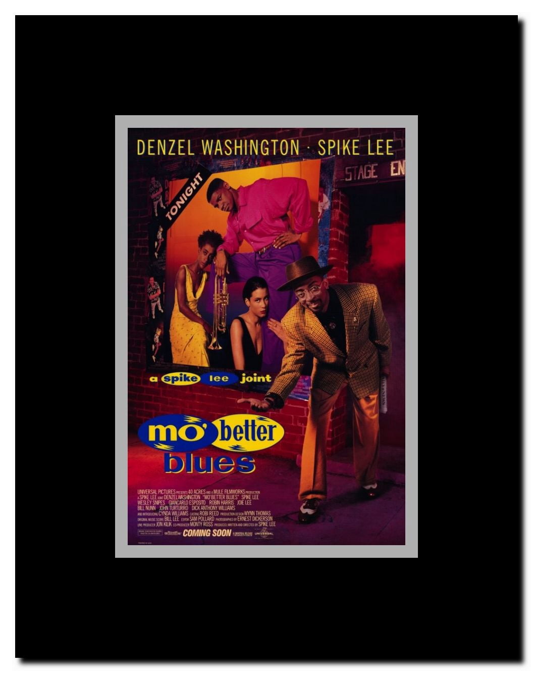 Mo' Better Blues Framed Movie Poster