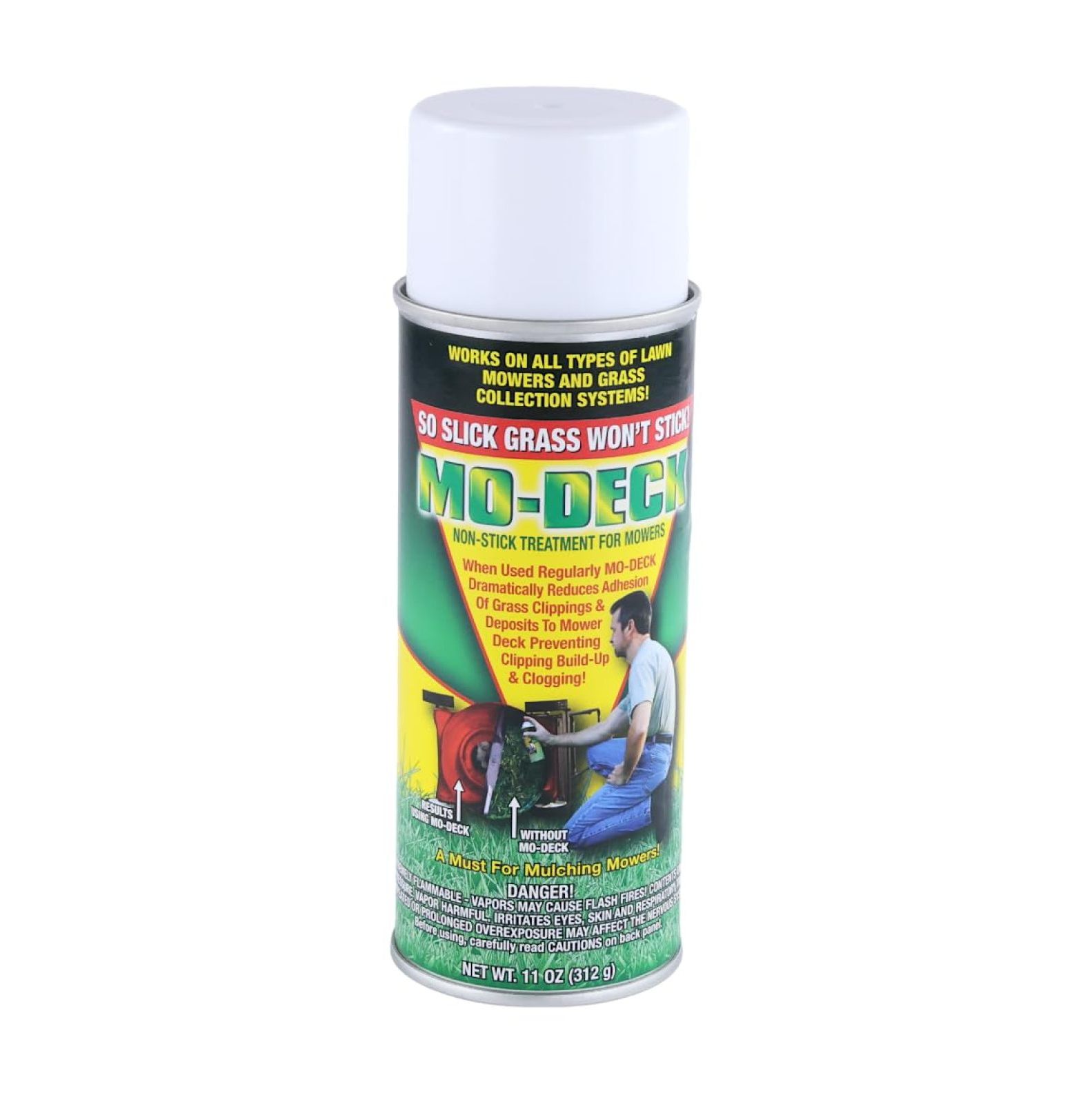 MoDeck Spray Non Stick Grass Lawn Mower Blade Deck Spray(11 oz Aerosol