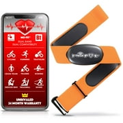 Mo-Fit Heart Rate Monitor Chest Strap for Garmin, Apple, Android, Peloton, Zwift, ANT+ and Most Bluetooth 4.0 Enabled Fitness Devices