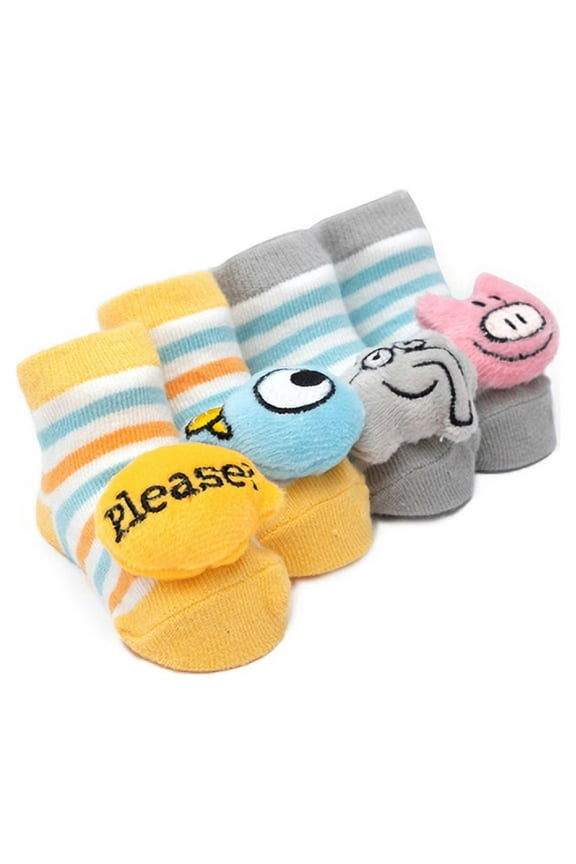 Mo Willems Baby Rattle Socks (2-pack)