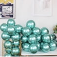 thumbnail image 1 of MoBeauty 100 Pcs 5 Inch Metallic Green Balloons, Chrome Green Balloons for Baby Bridal Shower Green Birthday Graduation Party Decorations, 1 of 5