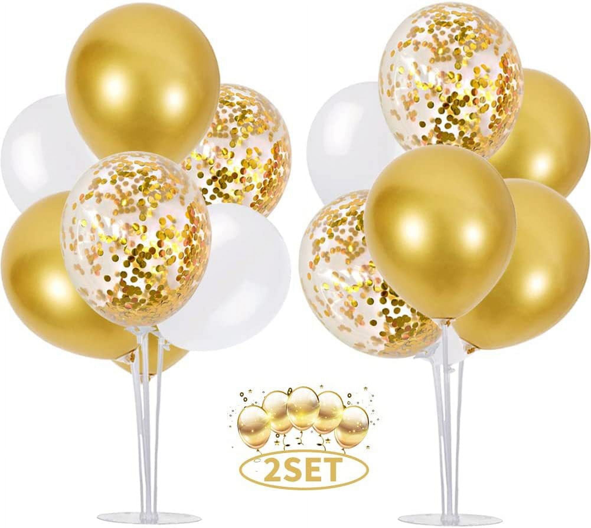 MoBeauty 2 Set Balloon Stand, Balloon Stands for Table, Balloon Table