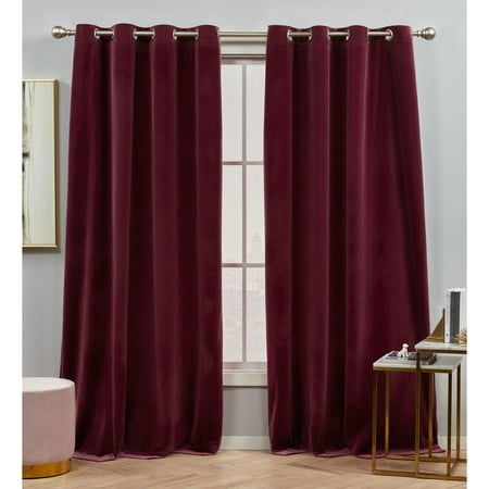 MoDRN Glam Velvet Curtain Pair - Set of 2