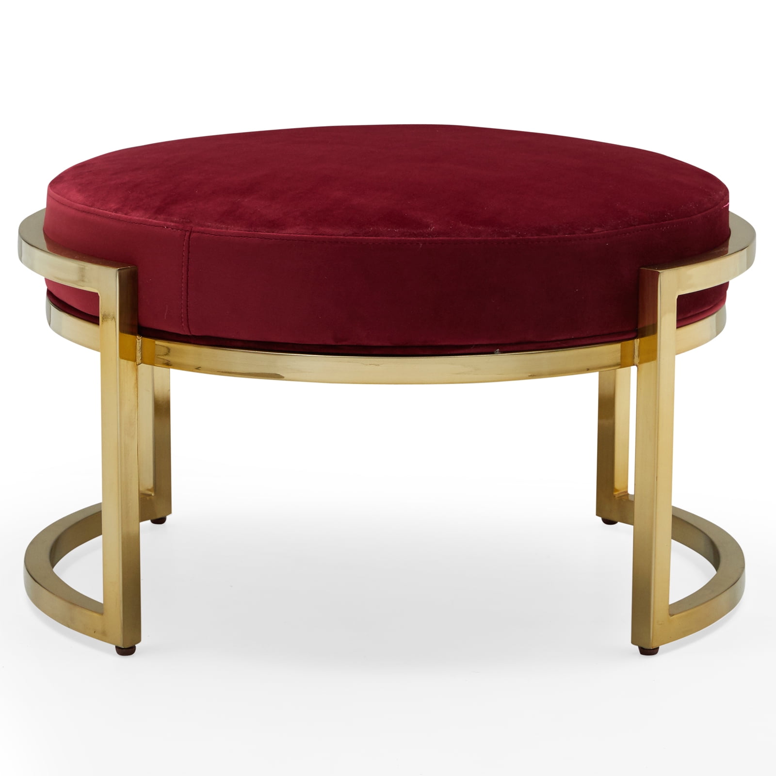 MoDRN Marni Metal Base Ottoman Multiple Colors Walmart