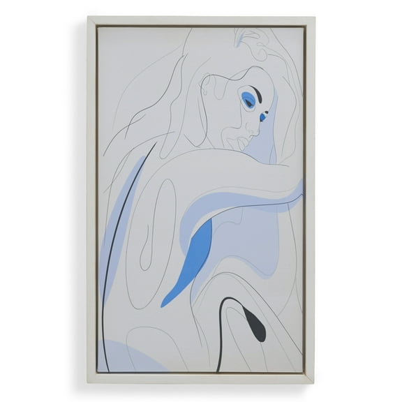 MoDRN Mid-Century Abstract Woman Framed Wall Art