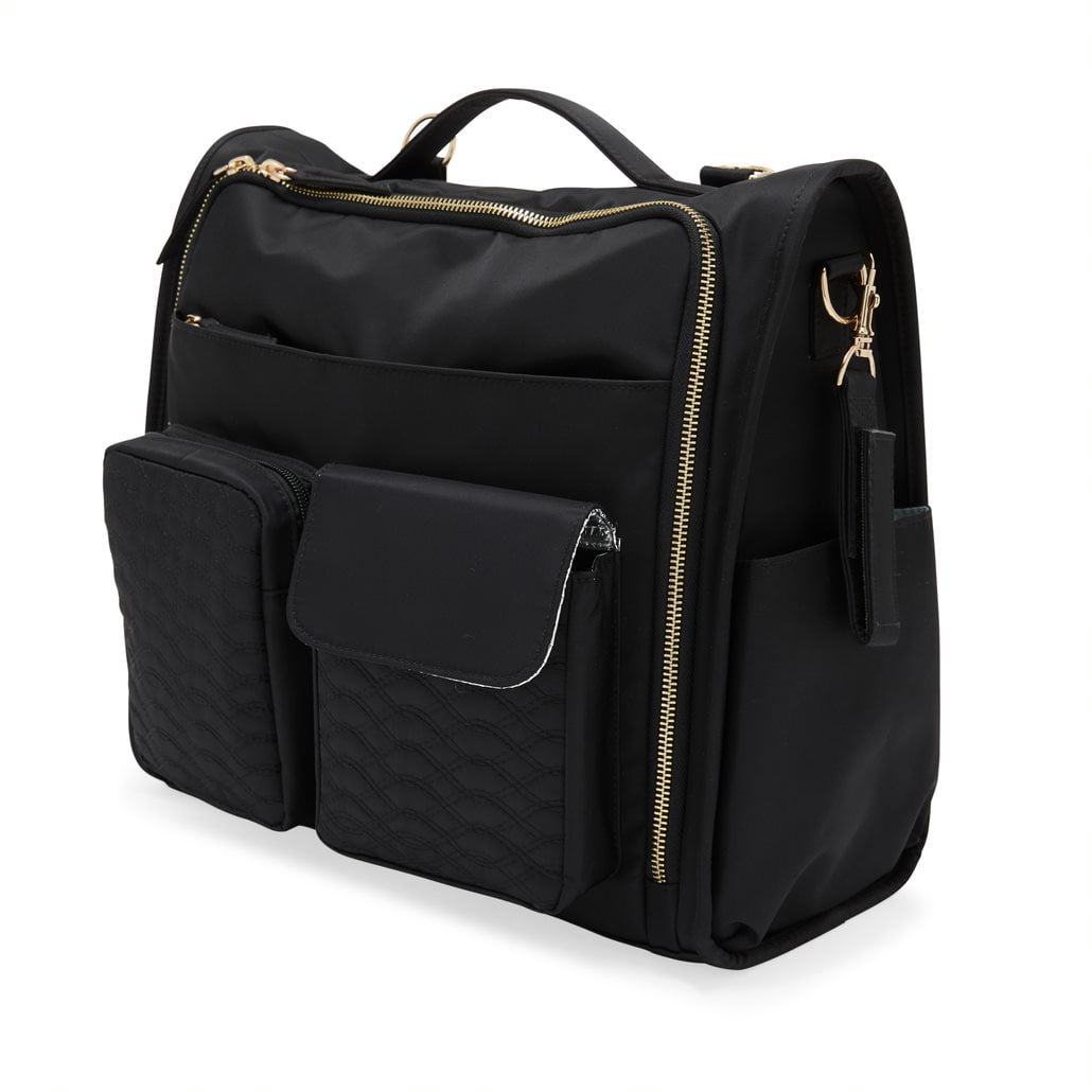 Belle Convertible Shoulder Bag in Artisan Leather - Black – HOBO