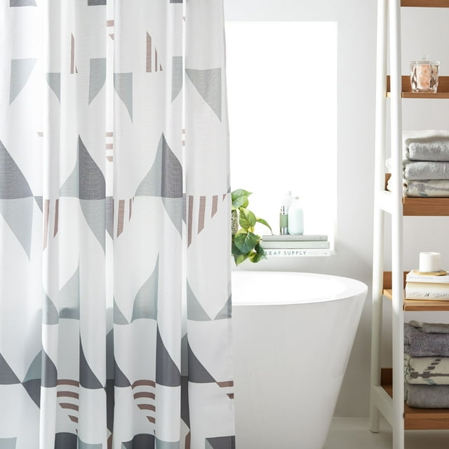 MoDRN Scandinavian Triangle Shower Curtain