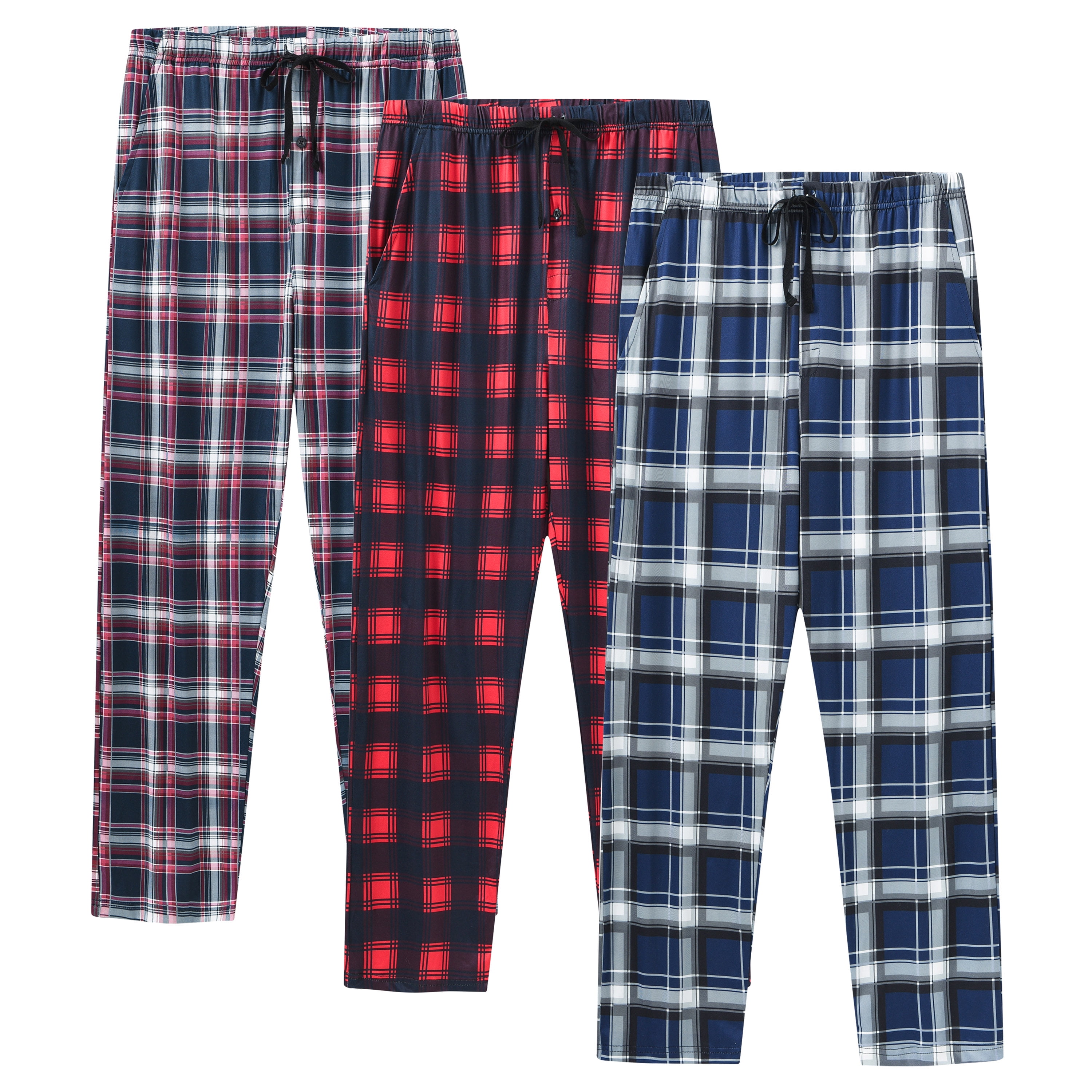 Cicilin Homme Bas De Pyjama En Coton Pantalon De Nuit Long