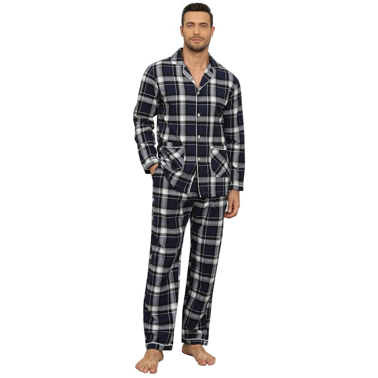 Pajamas Sets Men's Cozy Loungewear MoFiz Pjs Men's 100