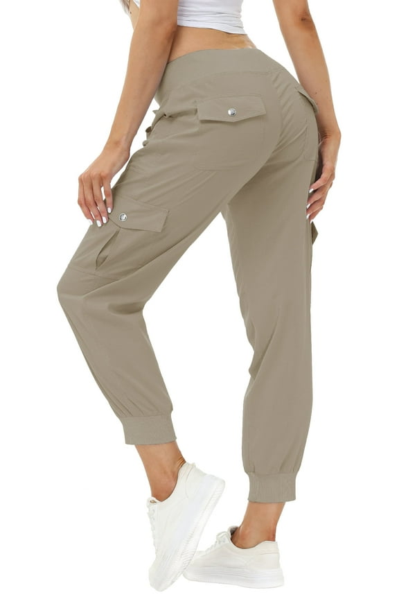 Women's Hiking Cargo Taper Pants, Athletic Pants, 1 Count
