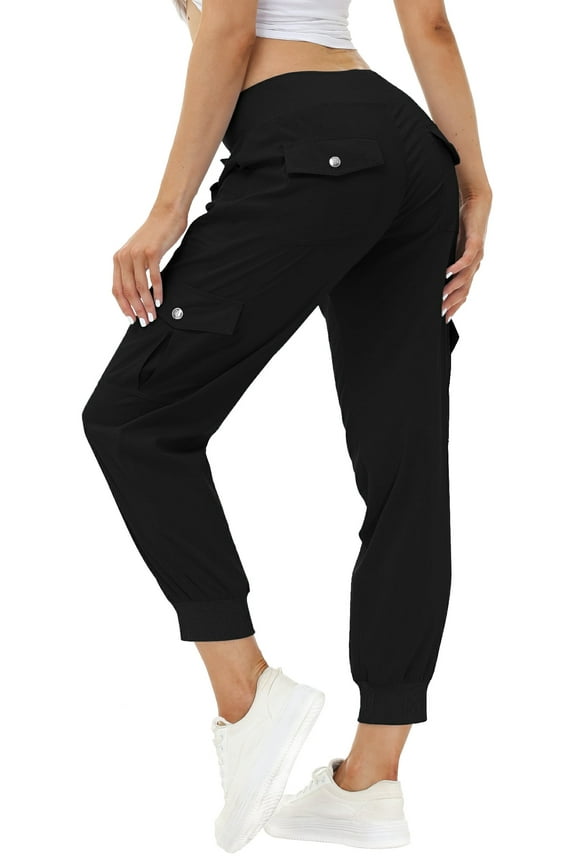 Women's Hiking Cargo Taper Pants, Athletic Pants, 1 Count