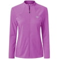 thumbnail image 1 of MoFiz Womens Full Zip Running Jacket UPF 50+ Sun Protection Long Sleeve Sports Shirts, 1 of 9