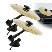 MoHern 2 Pack Funny Car Crash Cymbal Air Vent Ornament, Gold Automotive Mini Cymbal Decoration with Universal Swivel Joint, Unique Interior Accessory for Car Air Vents