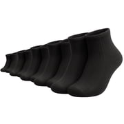 MoHern Diabetic Socks for Men & Women - 5 Pairs Crew Length Neuropathy Socks with Highly Elastic Cuff, Wide Heel, Reinforced Toe, Fine Stitches - Designed for Sensitive Feet & Better Circulation