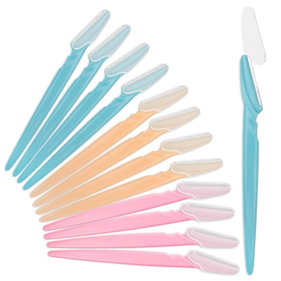 Dermaplane Razor, 60 Pcs Face Razors for Women and Men, Multipurpose Eyebrow Razor, Dermaplaning Tool for Face by MoHern, Multi-Color (60 Pcs)