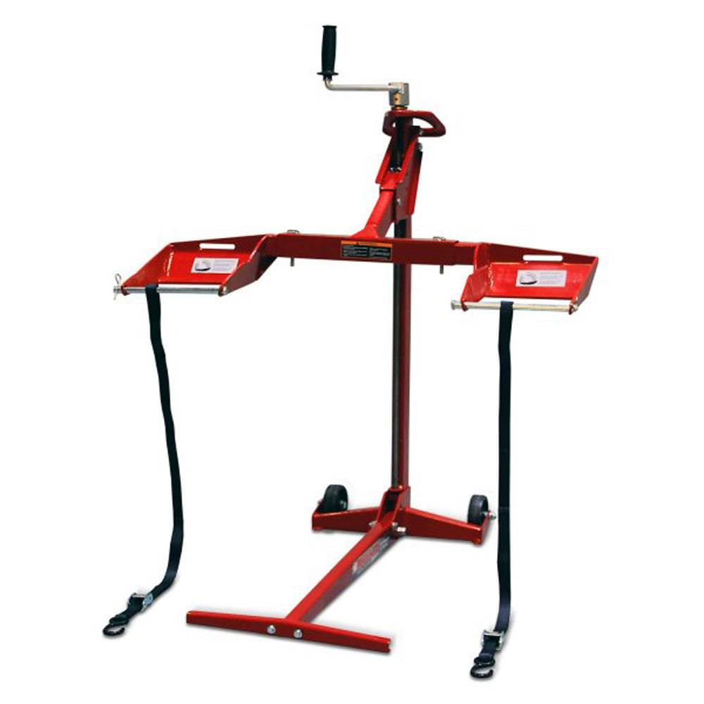MoJack EZMAX Flat Folding 450 lb Capacity Riding Lawn Mower or Tractor Lift Jack Sansujyuku sansujyuku.com