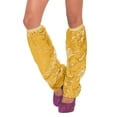thumbnail image 1 of MoJoGo Women's Sequins Leggings Mardi Gras Leg Cover Festival Holiday Decor Fashion Legging for Dance Party Yellow Free Size, 1 of 4