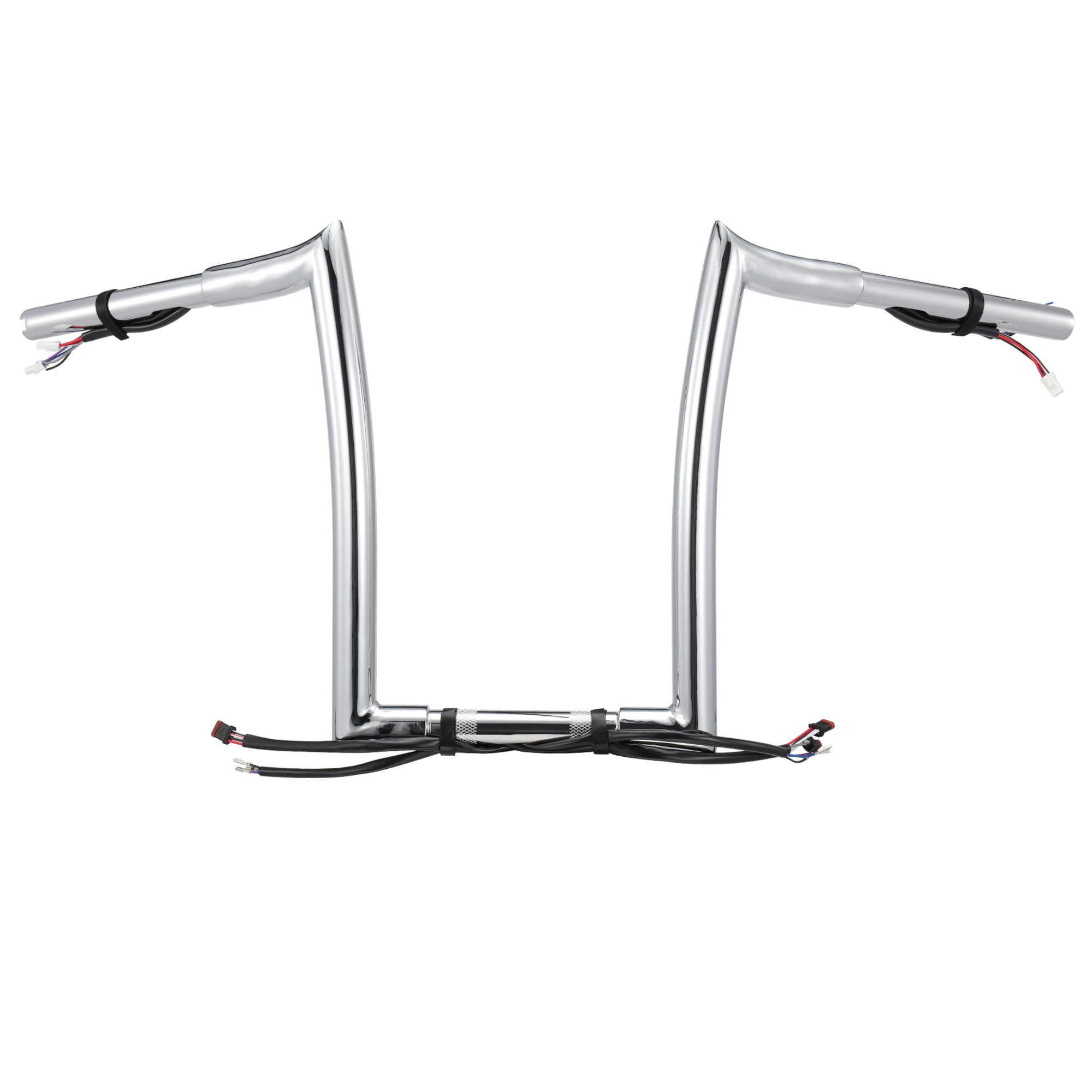 MoKitDora Sportster Dyna Softail Pre-wired Ape Hangers 12\, image size:2000x2000