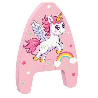 MoKo 2 in 1 Swimming Kickboard with Water Gun  Pool Toy, Pink Unicorn