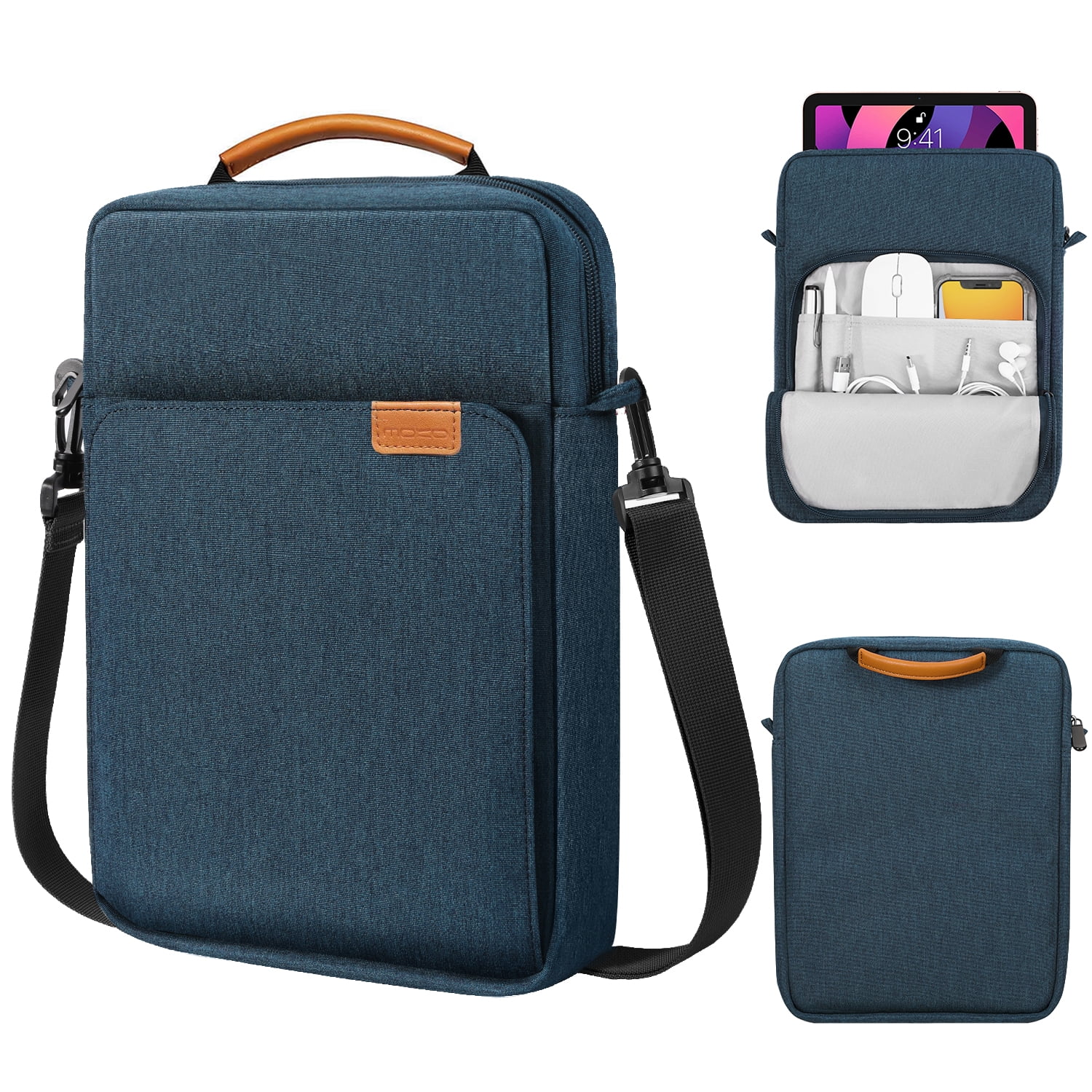 Carrying case for iPad Pro 12.9 with shoulder strap, Gen. 1-3. Italy.