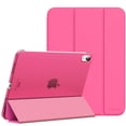 thumbnail image 1 of MoKo Case for iPad (A16) 11th Generation 11 Inch 2025, iPad 10th Generation 10.9 inch 2022, Slim Stand Protective Cover with Hard Translucent Shell Cover, Support Touch ID,Persian Pink, 1 of 9