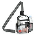 thumbnail image 1 of MoKo Clear Bag Stadium Approved with 5 Pockets & Adjustable Shoulder Strap for Concerts Festival Sports Events, 1 of 7