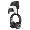thumbnail image 1 of MoKo Game Controller Holder, Dual Gamepad & Headsets Wall Mount Stand for Xbox One, PS4, PS5, Switch Game Accessories, Black, 1 of 8